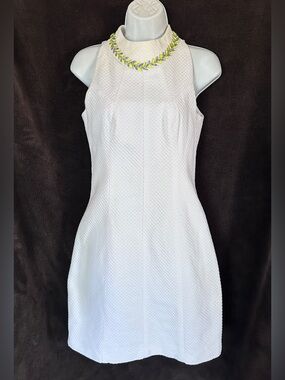Ted Baker White Textued Dress